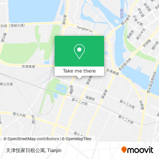 天津悦家日租公寓 map