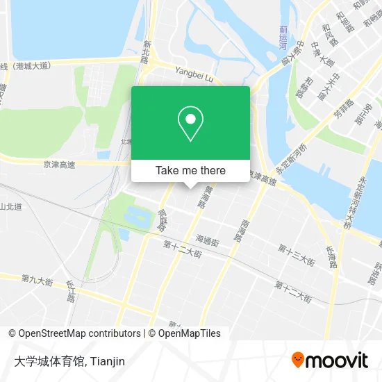 大学城体育馆 map
