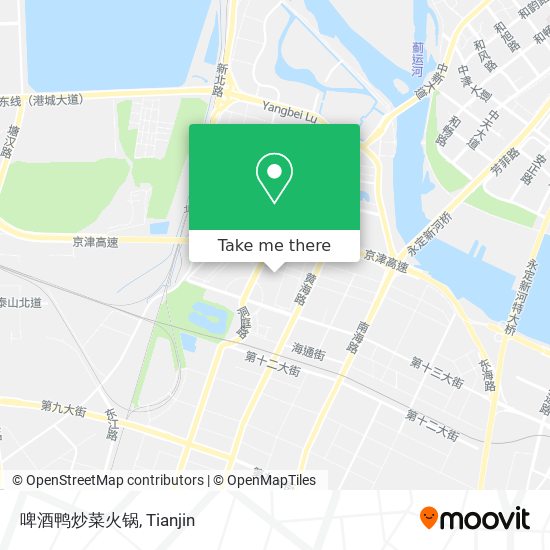 啤酒鸭炒菜火锅 map