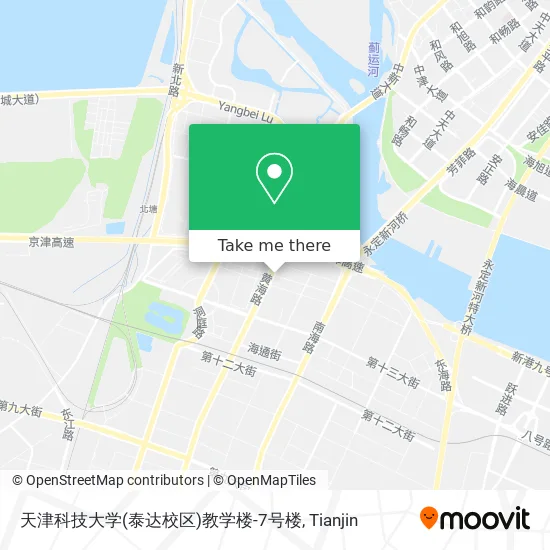 天津科技大学(泰达校区)教学楼-7号楼 map