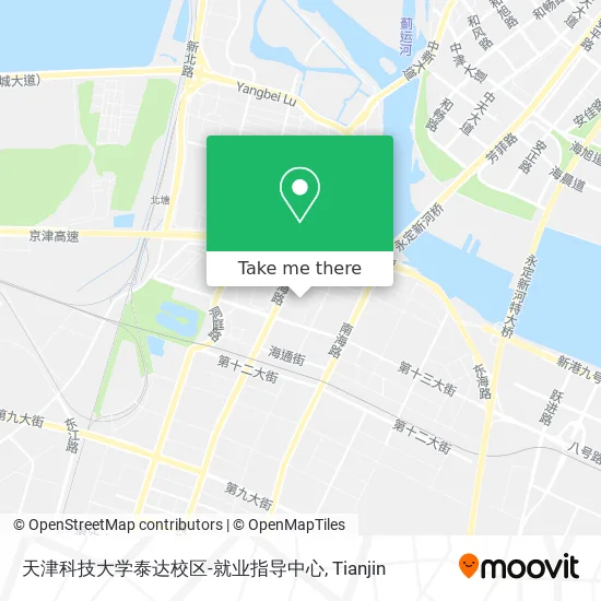 天津科技大学泰达校区-就业指导中心 map