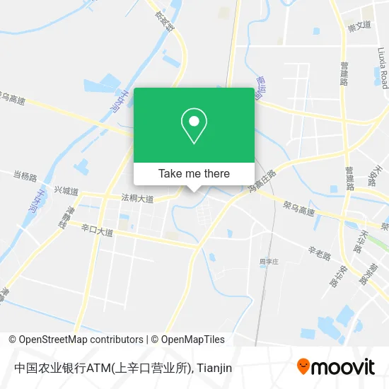 中国农业银行ATM(上辛口营业所) map