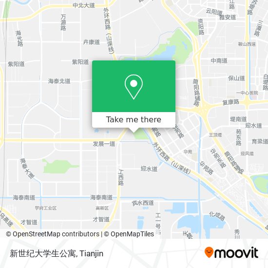 新世纪大学生公寓 map