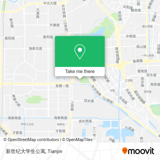 新世纪大学生公寓 map