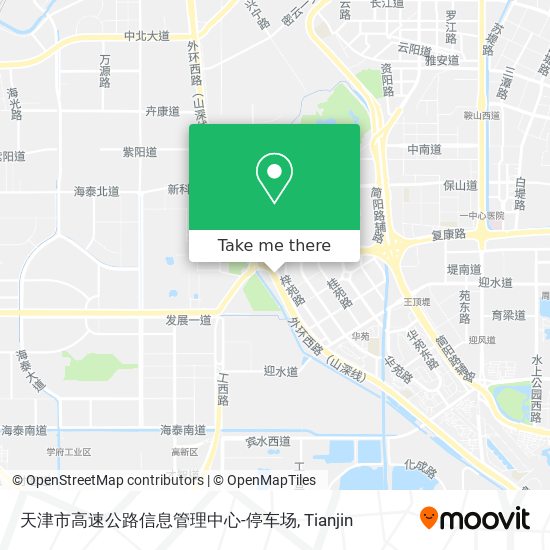 天津市高速公路信息管理中心-停车场 map