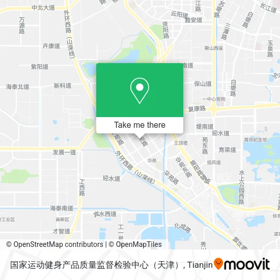 国家运动健身产品质量监督检验中心（天津） map