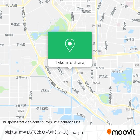 格林豪泰酒店(天津华苑桂苑路店) map