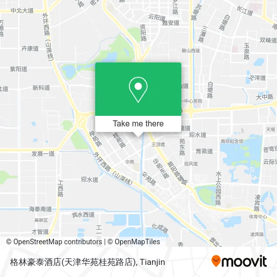 格林豪泰酒店(天津华苑桂苑路店) map