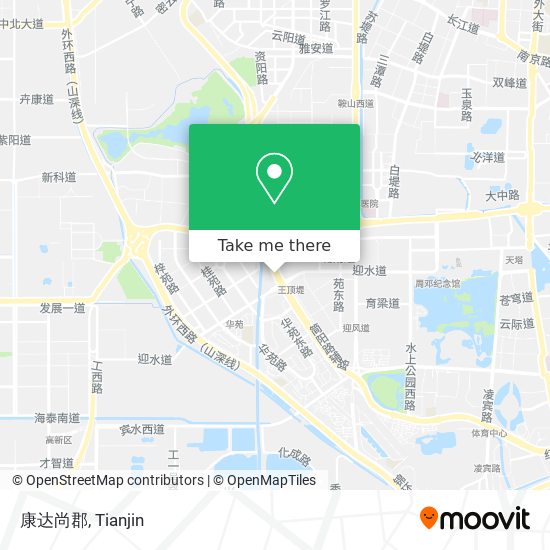 康达尚郡 map