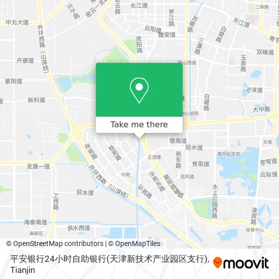 平安银行24小时自助银行(天津新技术产业园区支行) map