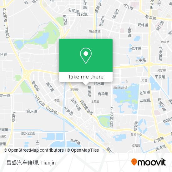 昌盛汽车修理 map