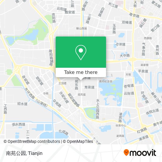 南苑公园 map