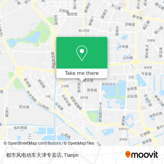 都市风电动车天津专卖店 map