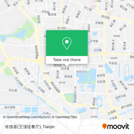 肯德基(王顶堤餐厅) map