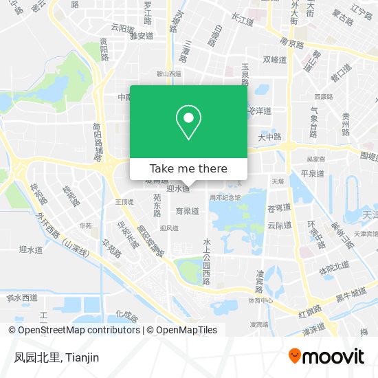 凤园北里 map