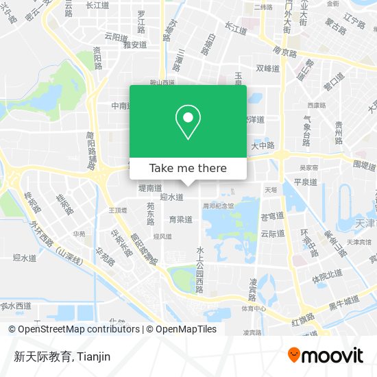 新天际教育 map