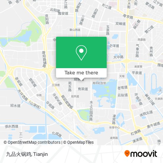 九品火锅鸡 map
