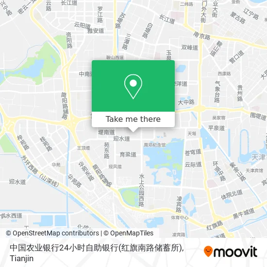 中国农业银行24小时自助银行(红旗南路储蓄所) map