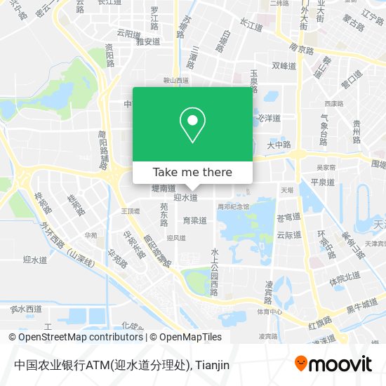 中国农业银行ATM(迎水道分理处) map