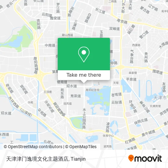 天津津门逸境文化主题酒店 map