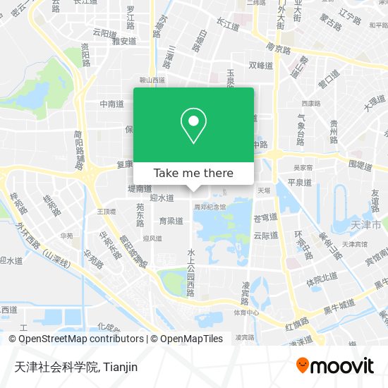 天津社会科学院 map