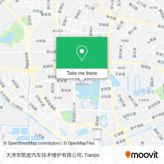 天津市凯发汽车技术维护有限公司 map