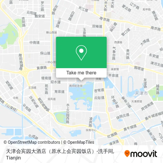 天津会宾园大酒店（原水上会宾园饭店）-洗手间 map