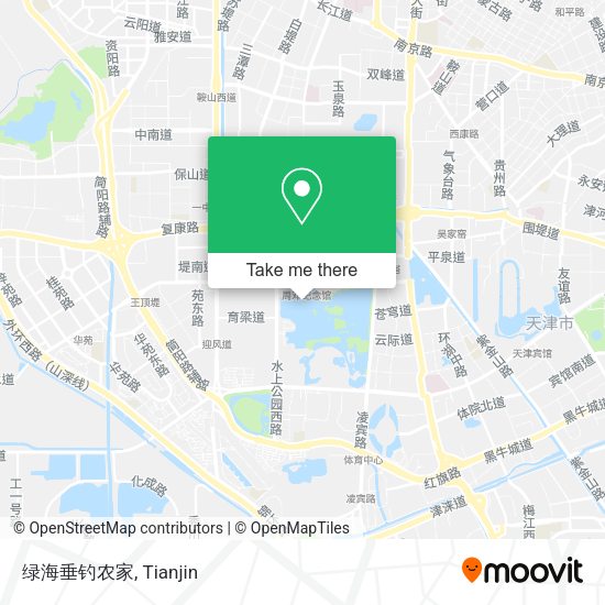 绿海垂钓农家 map