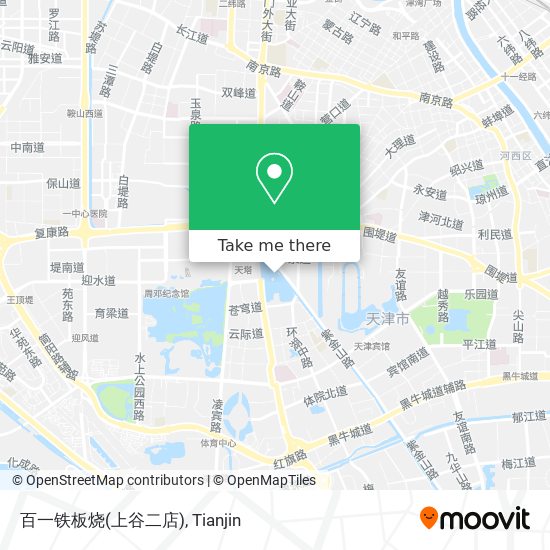 百一铁板烧(上谷二店) map