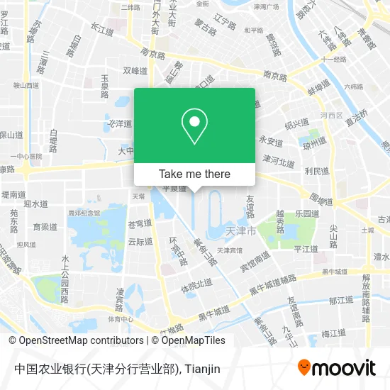 中国农业银行(天津分行营业部) map