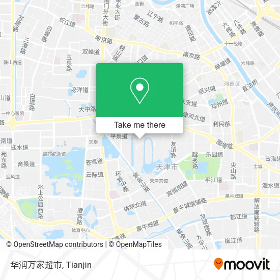 华润万家超市 map