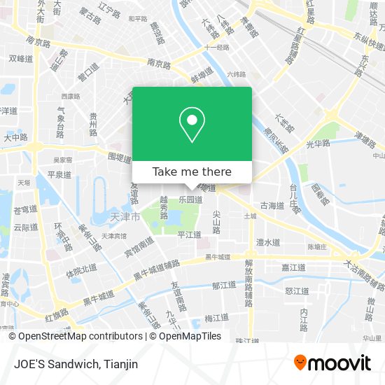 JOE'S Sandwich map