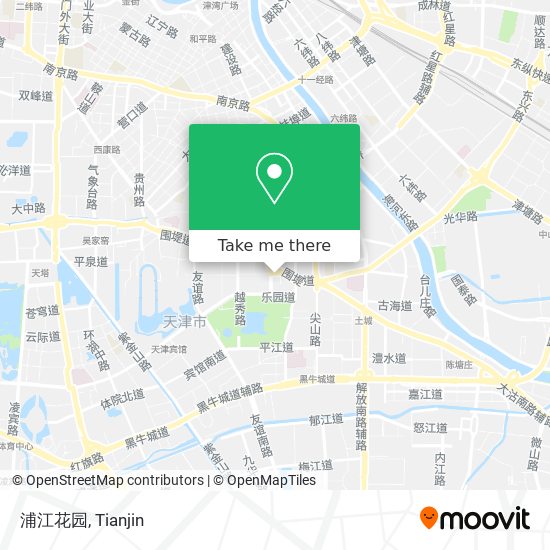 浦江花园 map
