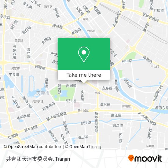 共青团天津市委员会 map