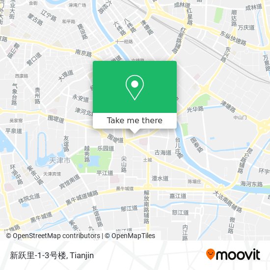 新跃里-1-3号楼 map