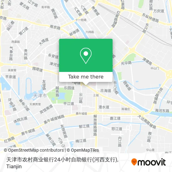 天津市农村商业银行24小时自助银行(河西支行) map