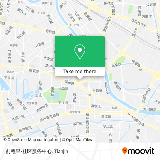 前程里-社区服务中心 map