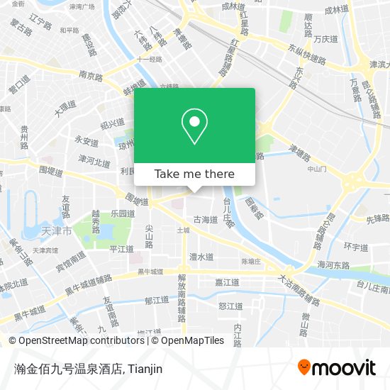 瀚金佰九号温泉酒店 map