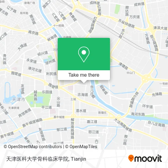 天津医科大学骨科临床学院 map