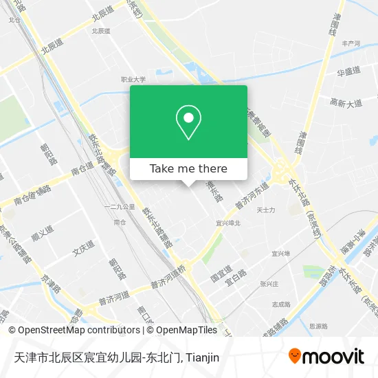 天津市北辰区宸宜幼儿园-东北门 map