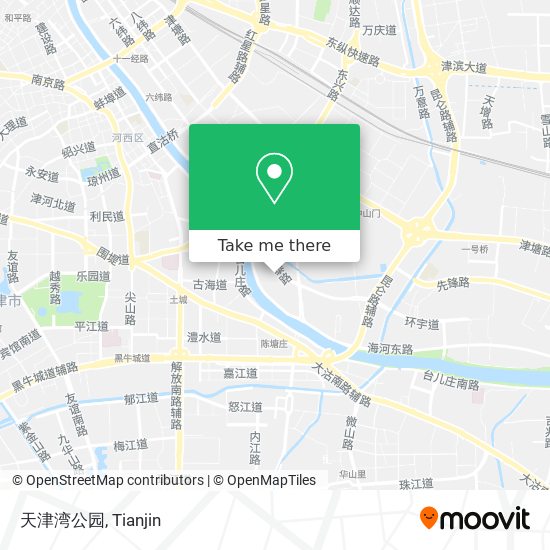 天津湾公园 map