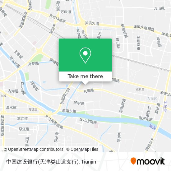 中国建设银行(天津娄山道支行) map