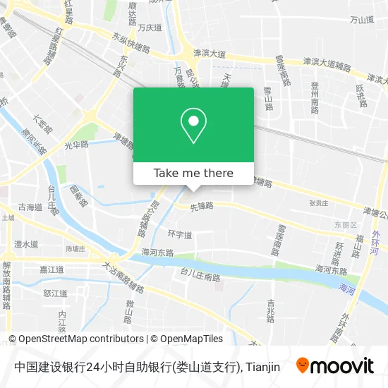 中国建设银行24小时自助银行(娄山道支行) map