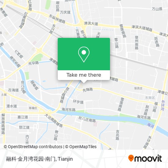 融科·金月湾花园-南门 map