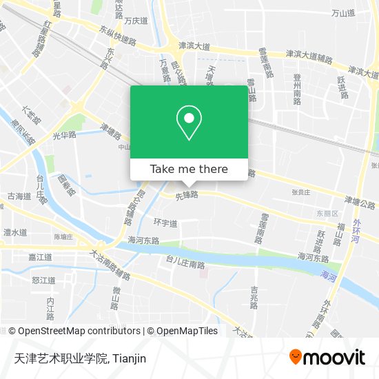 天津艺术职业学院 map
