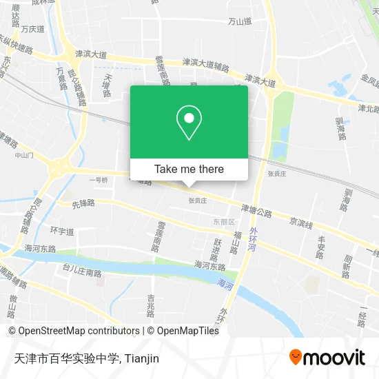 天津市百华实验中学 map