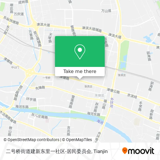 二号桥街道建新东里一社区-居民委员会 map