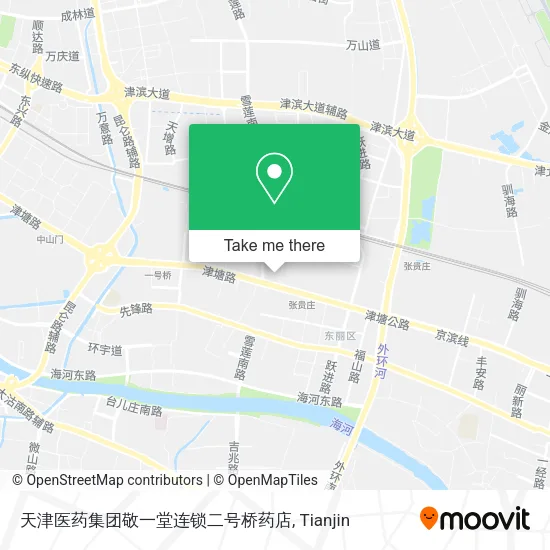 天津医药集团敬一堂连锁二号桥药店 map
