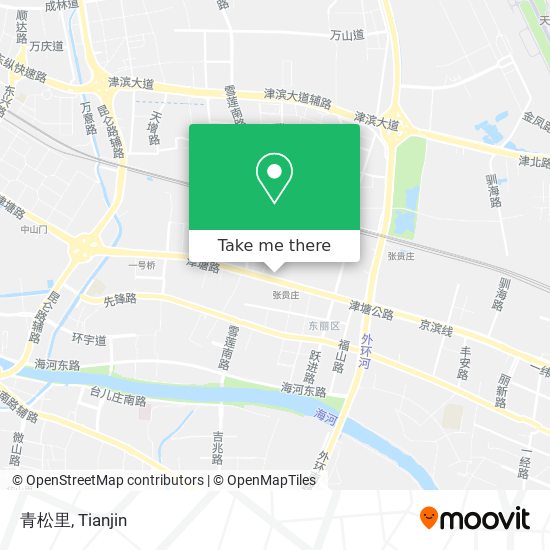 青松里 map