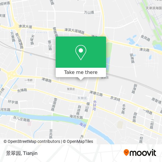 景翠园 map